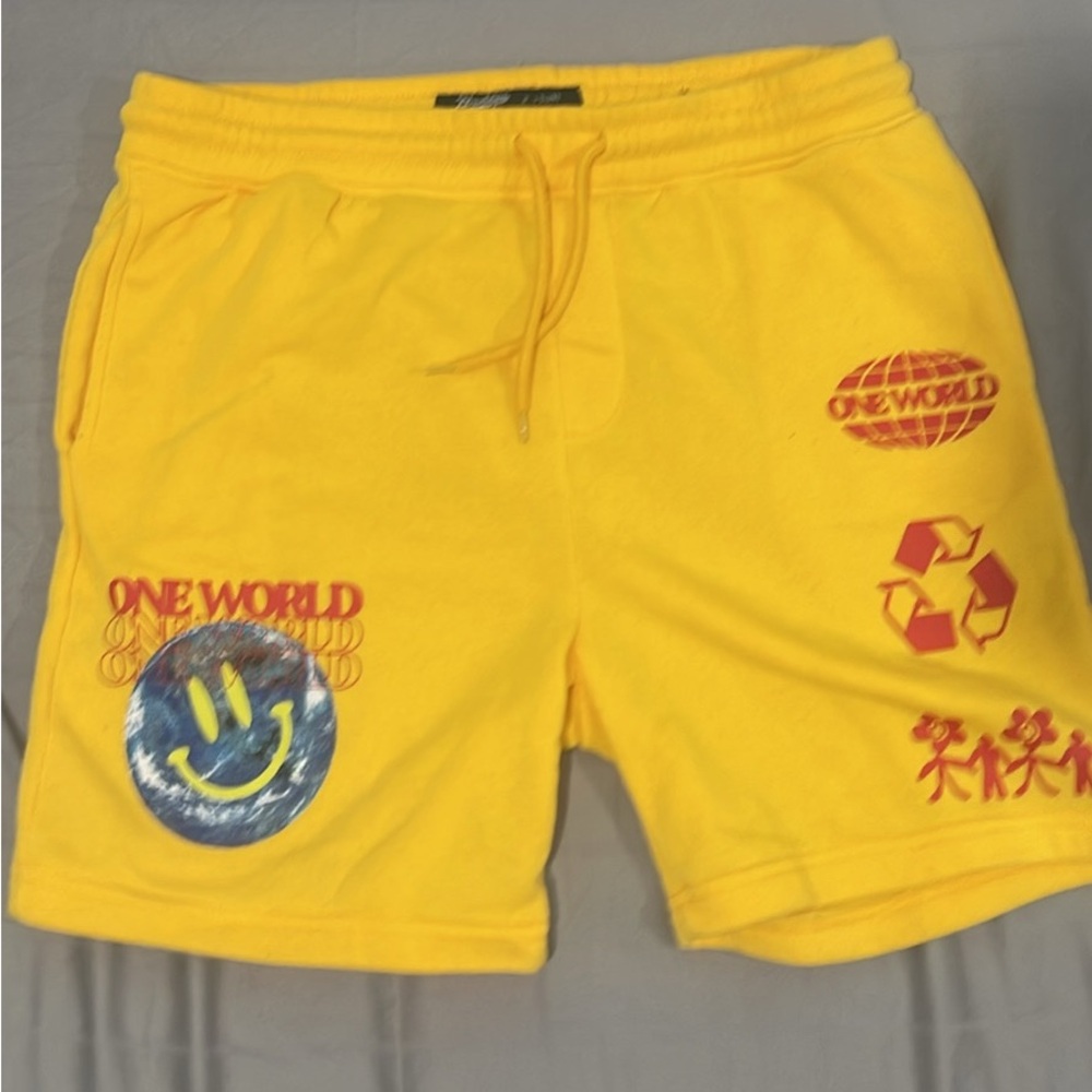 Brooklyn Cloth Yellow Athletic Shorts